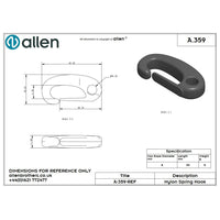 Allen Leinenhaken, Nylon