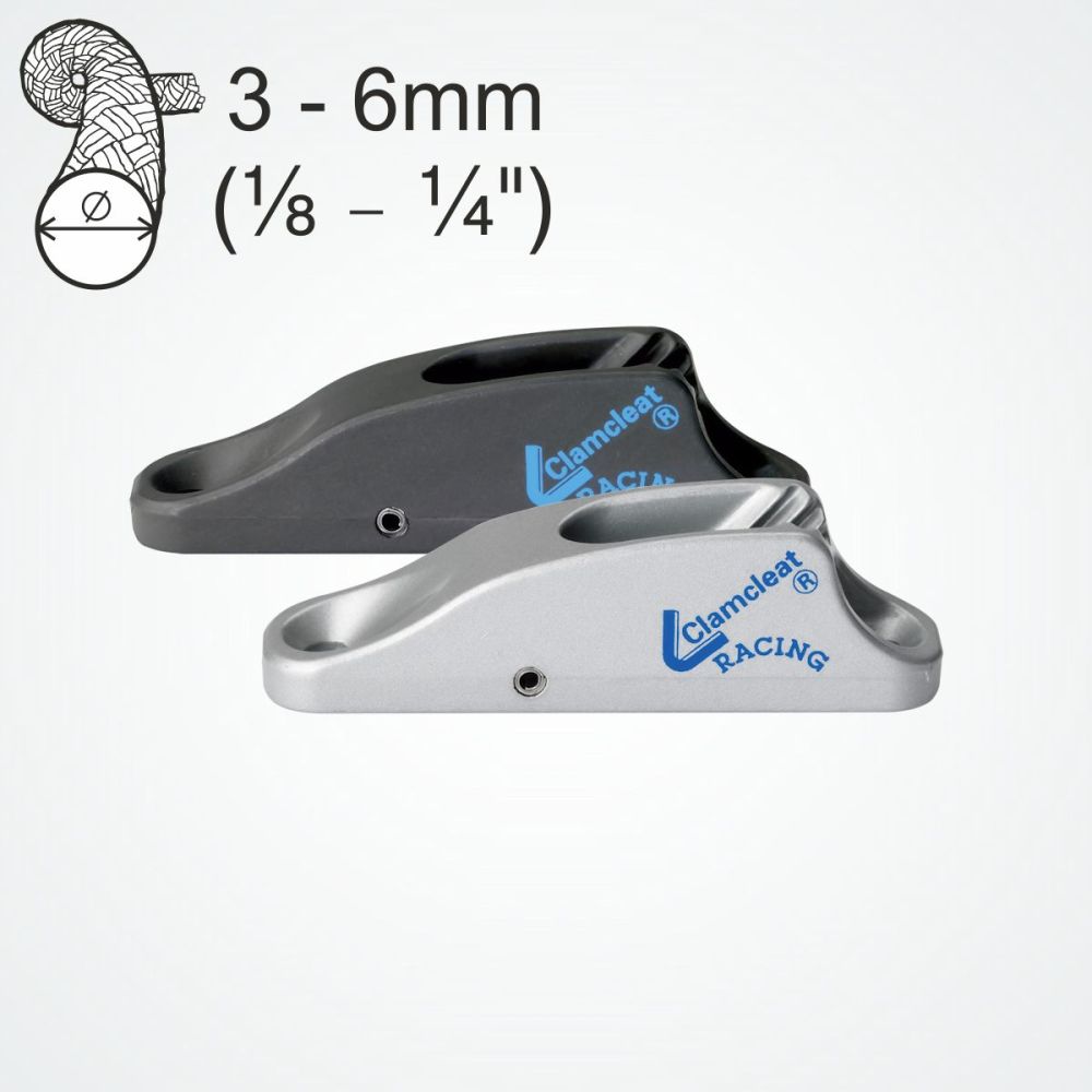 Clamcleat Tauklemme CL230 'Racing Junior' mit Rolle