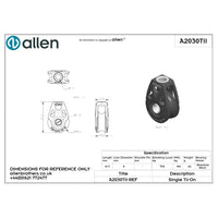 Allen 30mm Dynamic Block 'Tii-On'