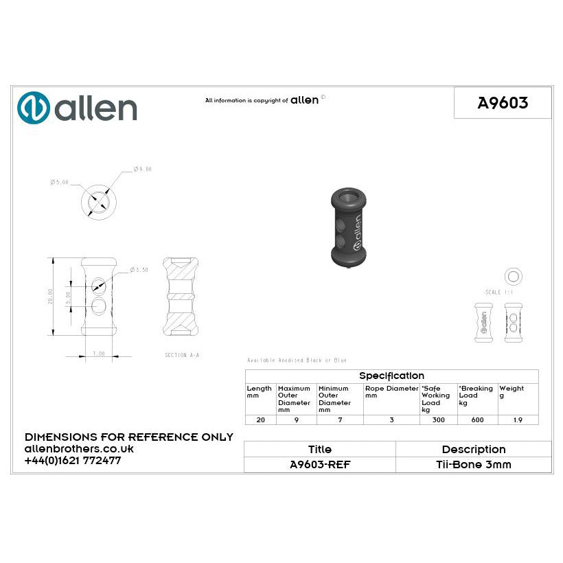 Allen Tauwerkknochen 'Tii Bones'