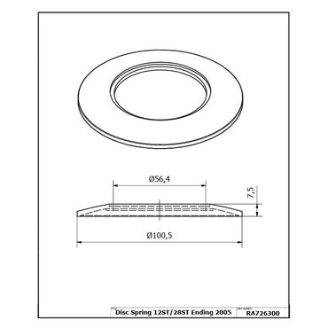 Andersen Winsch 'Federscheibe' (12/28ST) - bis BJ 2005