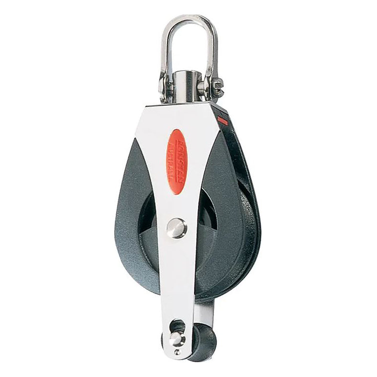 Ronstan 40mm Block 'S40 BB', 1-scheibig, Wirbel + Hundsfott