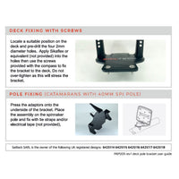 Sailteck Deckhalterung für Race Compass