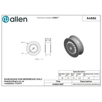 Allen Kugellager Scheibe (20mm)
