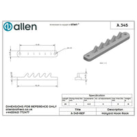 Allen Hakenschiene