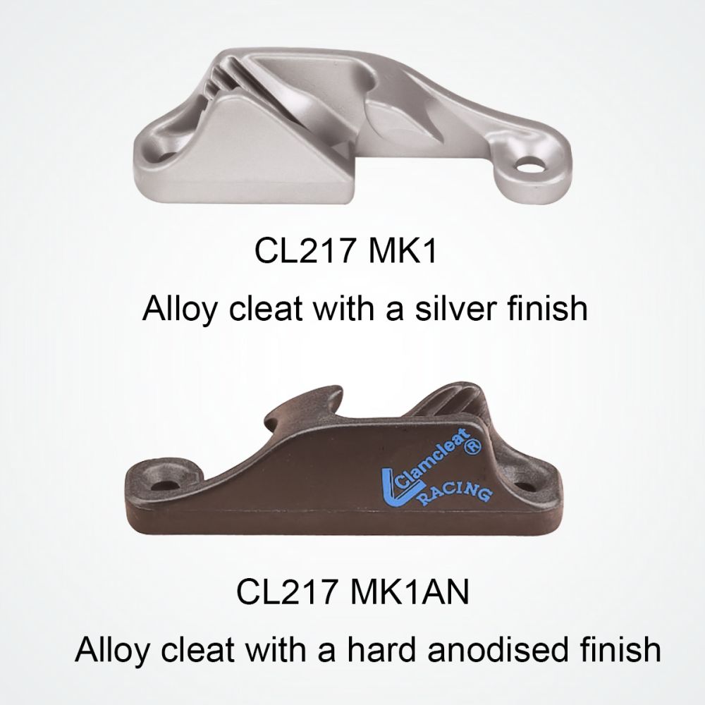 Clamcleat Tauklemme 'CL217/CL218 MK1', seitlicher Einzug Clamcleat