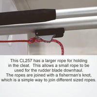 Clamcleat Ruderblattklemme Auto-Release 'CL257'