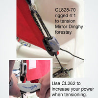 Clamcleat Tauklemme 'Streckergriff Power Grip 2'