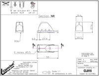 Clamcleat Klemmenführung 'Keeper' für CL211MK2