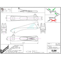 Clamcleat Depowerleinenklemme 'Cobra'