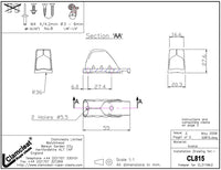 Clamcleat Klemmenführung 'Keeper' für CL211MK2