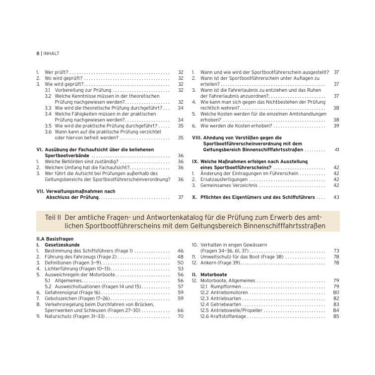 Der amtliche Sportbootführerschein Binnen (14. Auflage)