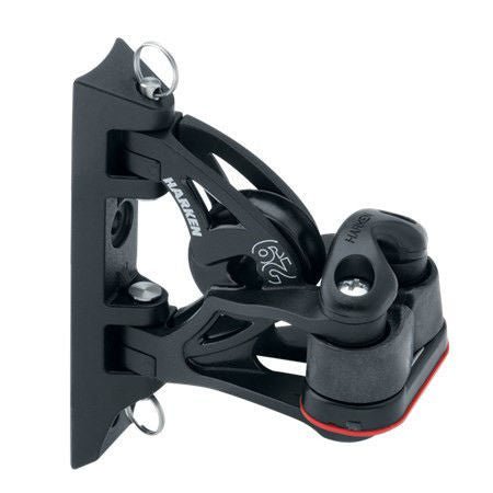 Harken 29mm Carbo Block, 1-scheibig, schwenkbar, mit Carbo-Cam Klemme