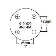 Harken 57mm Kugel-Basis (High Load) 