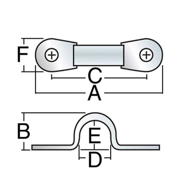 Harken Augbügel, 32mm