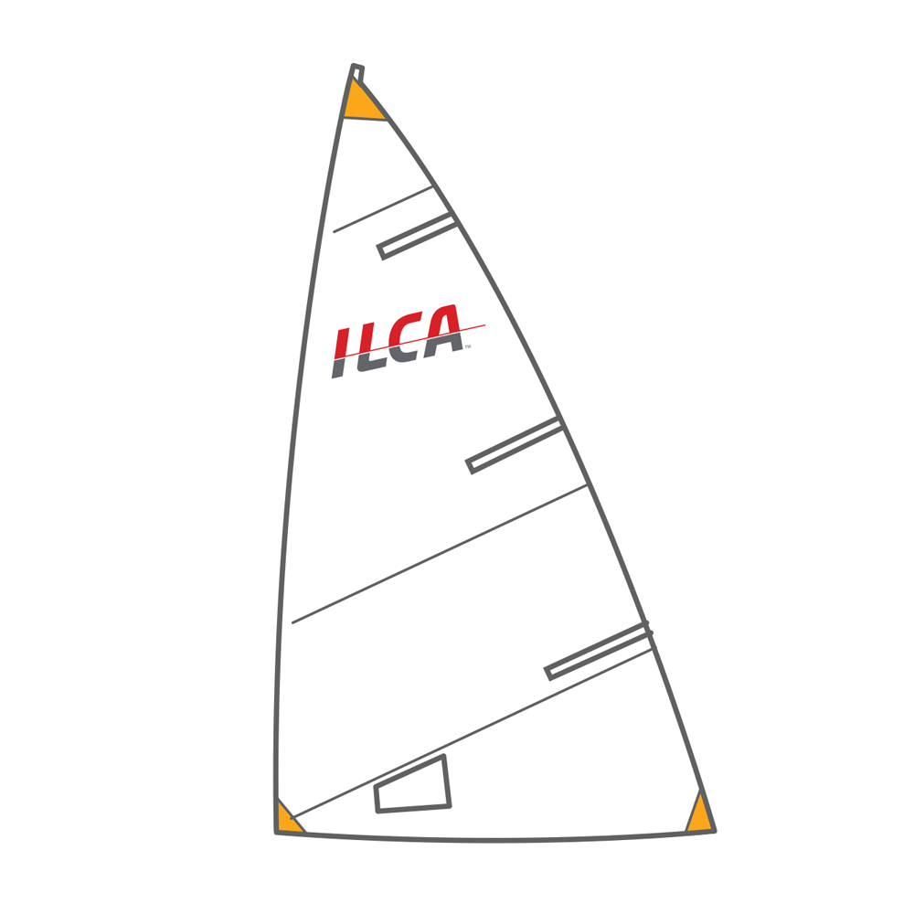 ILCA 4 Regatta-Segel 4.7qm