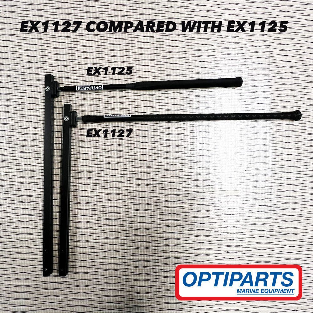 Optiparts Runderpinne (Kurz) mit Pinnenausleger (Opti)
