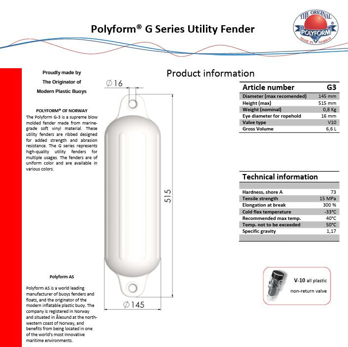 Polyform Fender 'Typ G3'