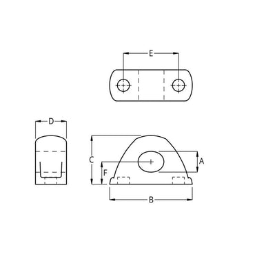 Ronstan Leitöse 'RopeGlide™ Fairlead' (12mm)