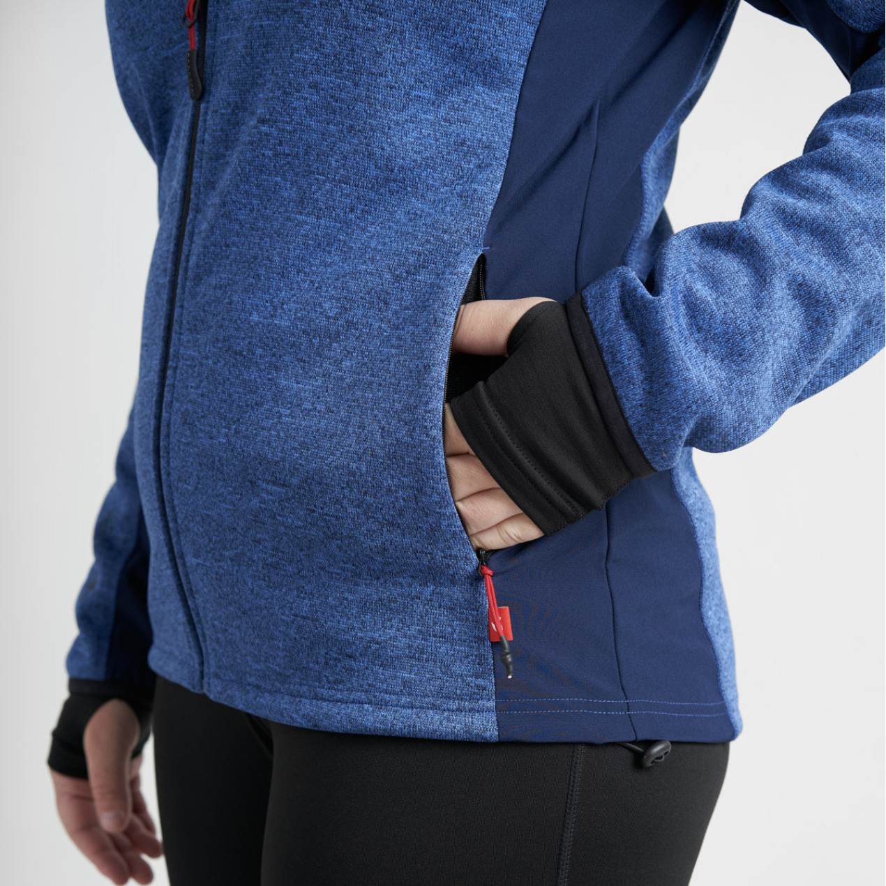 Rooster Damen Sweatjacke 'Hooded Tech Sweater'