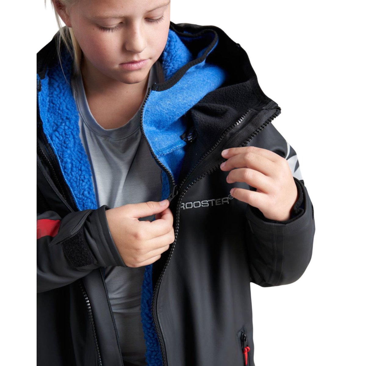 Rooster Robe Rooster Kinder Mantel 'JUNIOR Aquafleece Robe' – AquaEquip.de