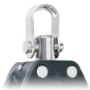 Harken 57mm Carbo Ratchet Block, 1-scheibig mit Wirbel