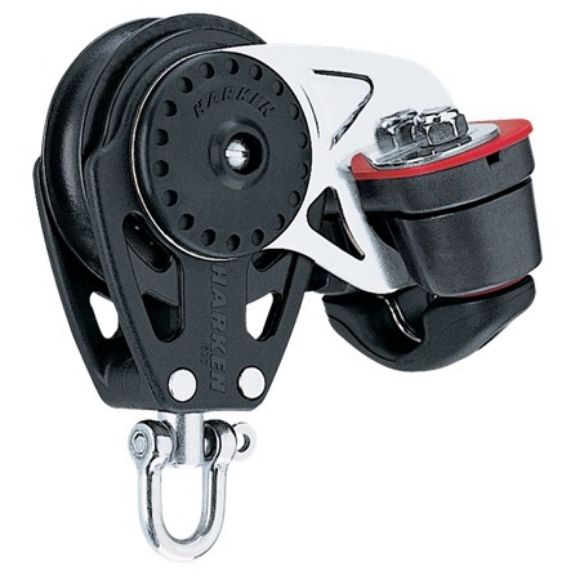 Harken 57mm Carbo Block, 1-scheibig mit Klemme