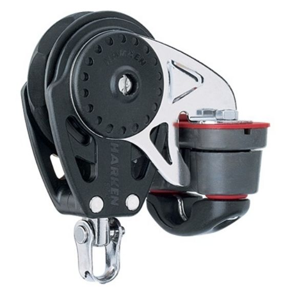 Harken 75mm Carbo Ratchamatic mit Klemme