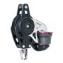 Harken 75mm Carbo Ratchamatic mit Klemme/Hundsfott