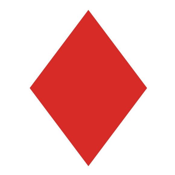 Segelmarkierung 'Roter Rhombus' (Laser/ILCA)
