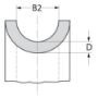 Edelstahl - Kausch 'Herz', 3mm (poliert)