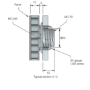 FASTMOUNT Metal Range selbstschneidender Clip 'MC-M5'