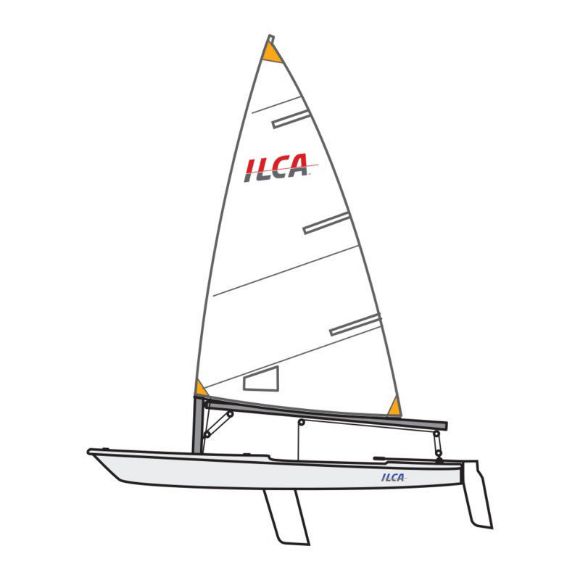 ILCA Segeljolle 'ILCA 4', segelfertig mit Aluminium Mast