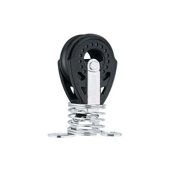 Harken 29mm Carbo Stehblock, 1-scheibig, mit Feder