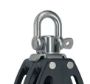 Harken 57mm Carbo Ratchet Block, 2-scheibig mit Wirbel