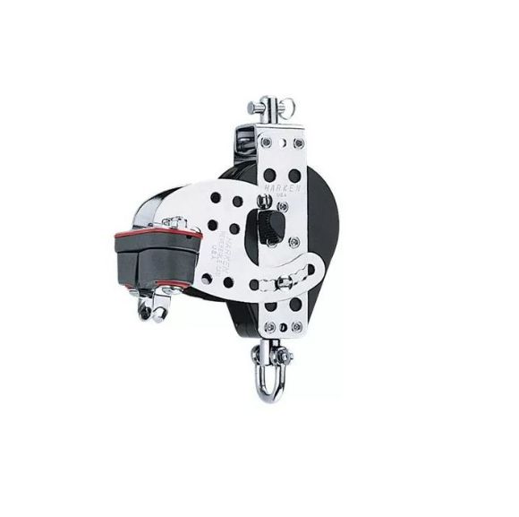 Harken 76mm Hexa-Cat Basisblock mit Klemme