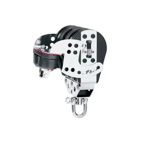 Harken 76mm Midrange Hexaratchet® Block mit Klemme, 3-scheibig