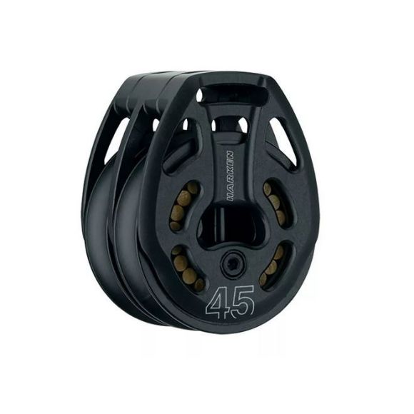 Harken 45mm Black Magic Laschblock, 2-scheibig