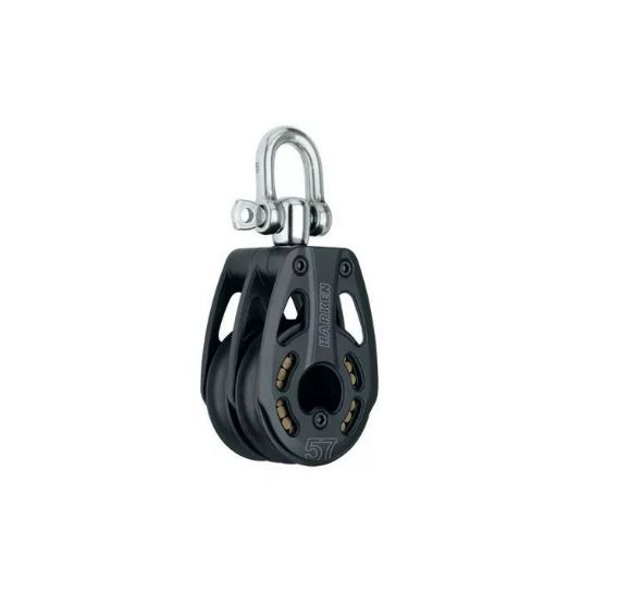 Harken 57mm Black Magic Block, 2-scheibig