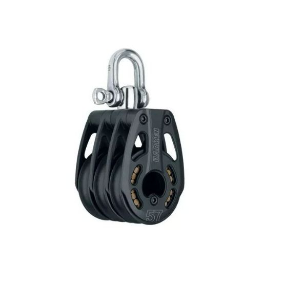 Harken 57mm Black Magic Block, 3-scheibig