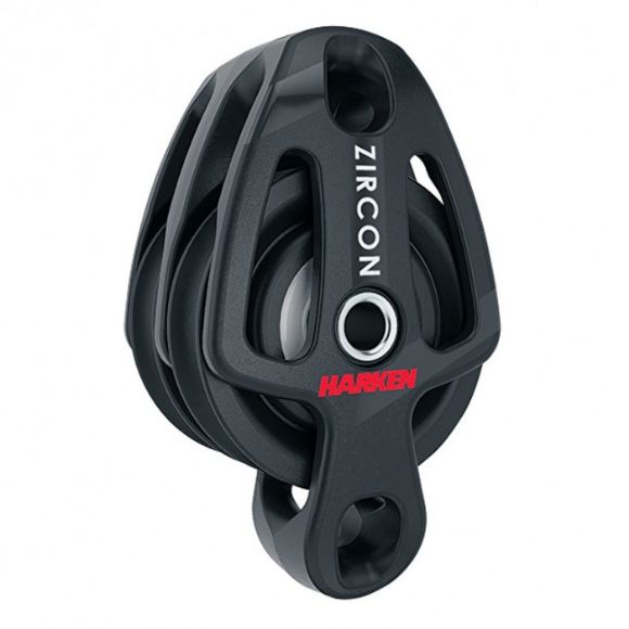 Harken 40mm ZIRCON Block, 2-scheibig, Hundsfott