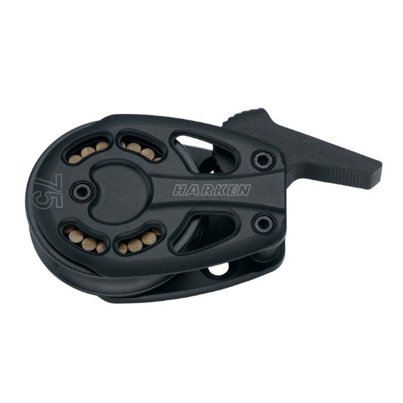 Harken 75mm Black Magic Umlenkblock, 1-scheibig (Lockoff)