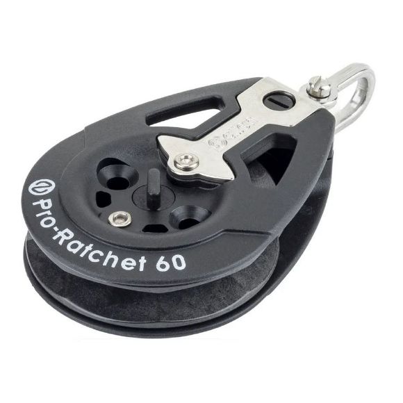 Allen 60mm Ratschblock 'Pro Ratchet', mit Wirbel, 1-scheibig