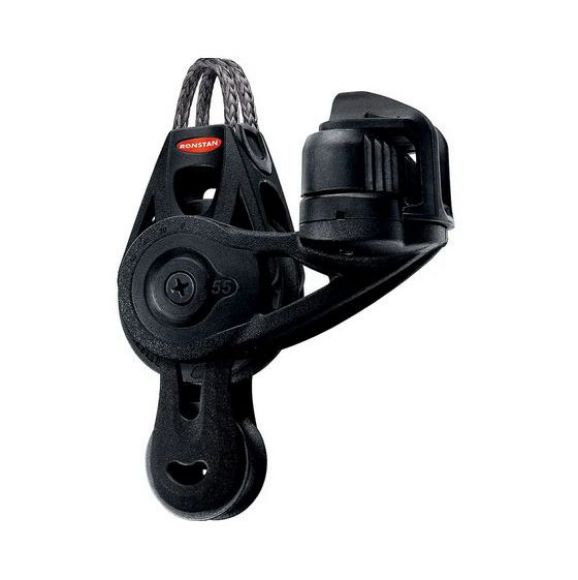 Ronstan 55mm Violin Orbit Block, mit Dyneema + Klemme